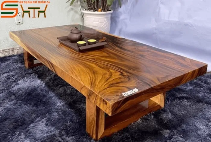 Bàn trà me tây nguyên tấm nhỏ