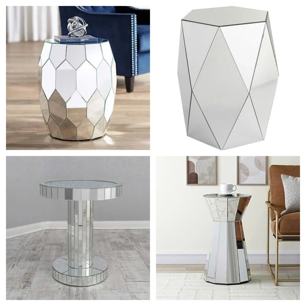 Bàn trà đơn giản hình chữ nhật phù hợp với không gian nhỏ