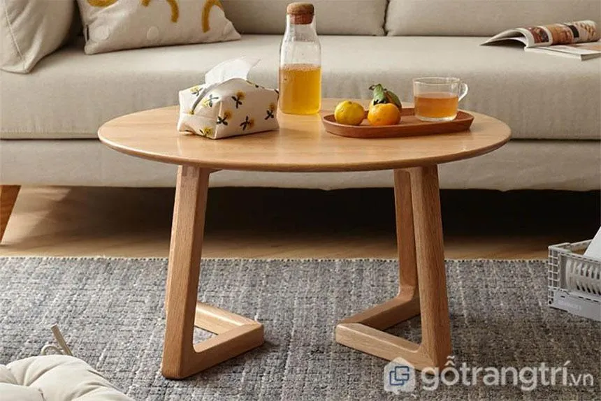 Bàn trà hiện đại đơn giản với thiết kế tối giản
