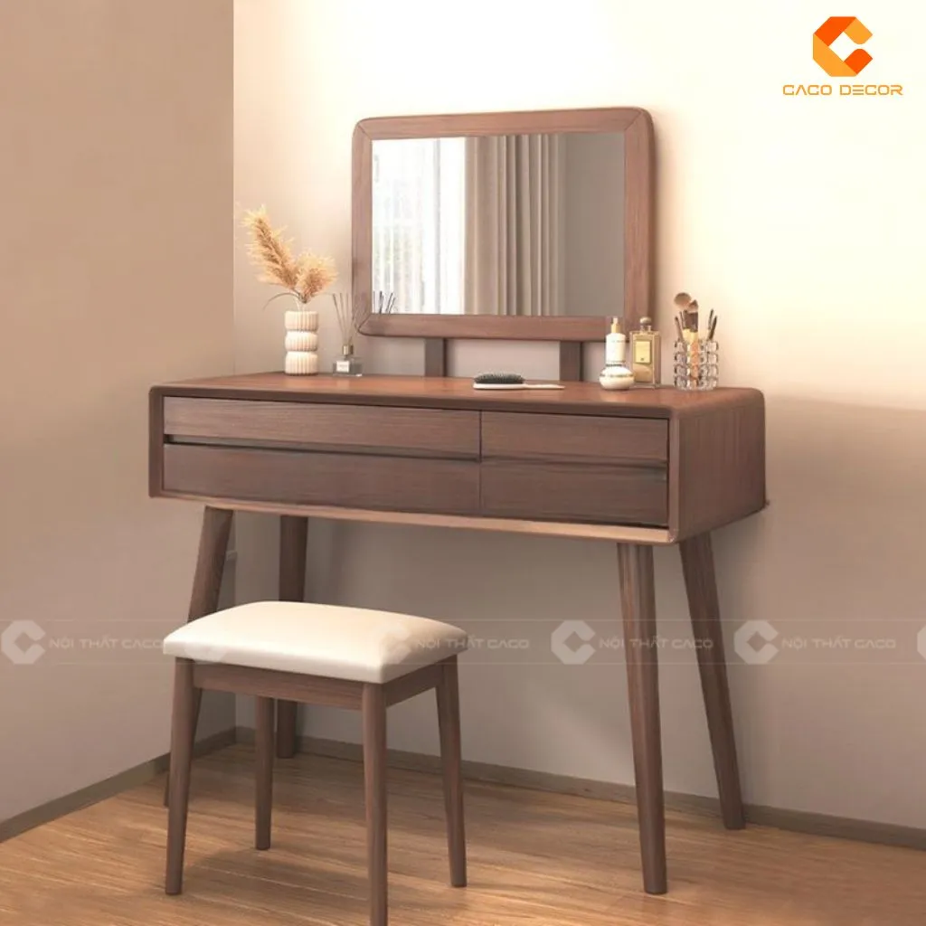 Bàn Trang Điểm Gỗ Tự Nhiên Đẹp, Cao Cấp, Sang Trọng 2