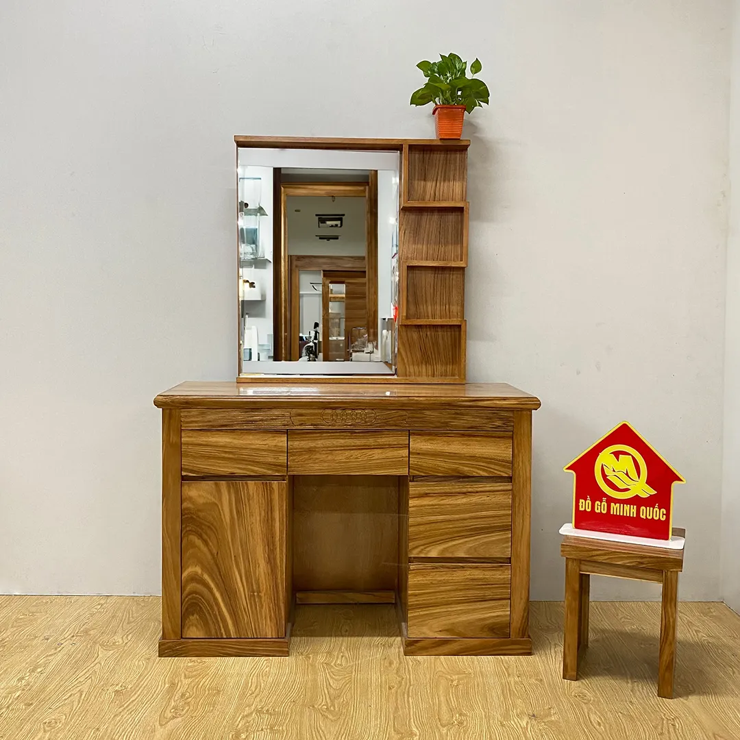 Bàn Trang Điểm Hương Xám 1M - SP740, mẫu bàn trang điểm gỗ đẹp từ gỗ hương xám