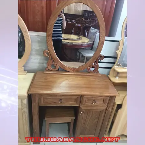 Phối cảnh bàn ăn gỗ sồi hiện đại hài hòa với nội thất gia đình