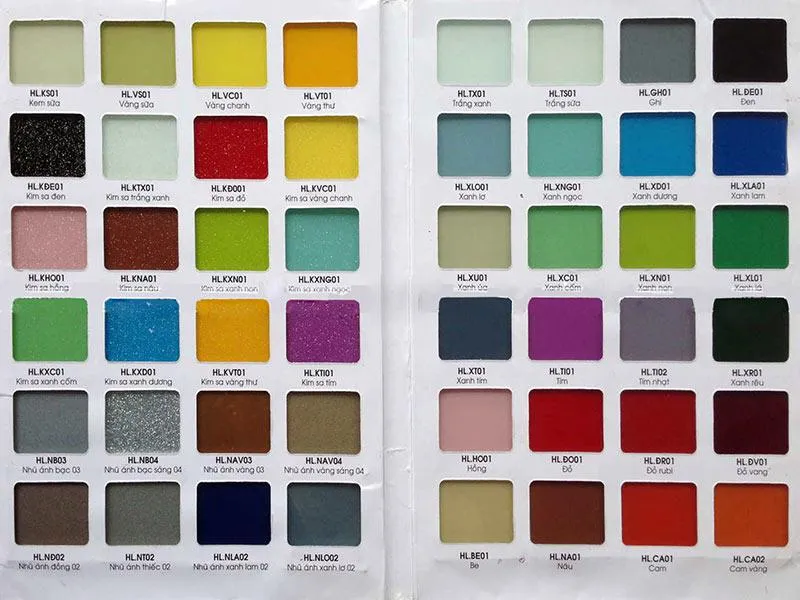 Bảng mã màu kính cường lực ốp bếp đa dạng mang đến vẻ đẹp hiện đại cho căn bếp