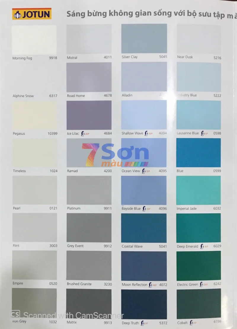 Bảng màu sơn Jotun Jotatough trang 2