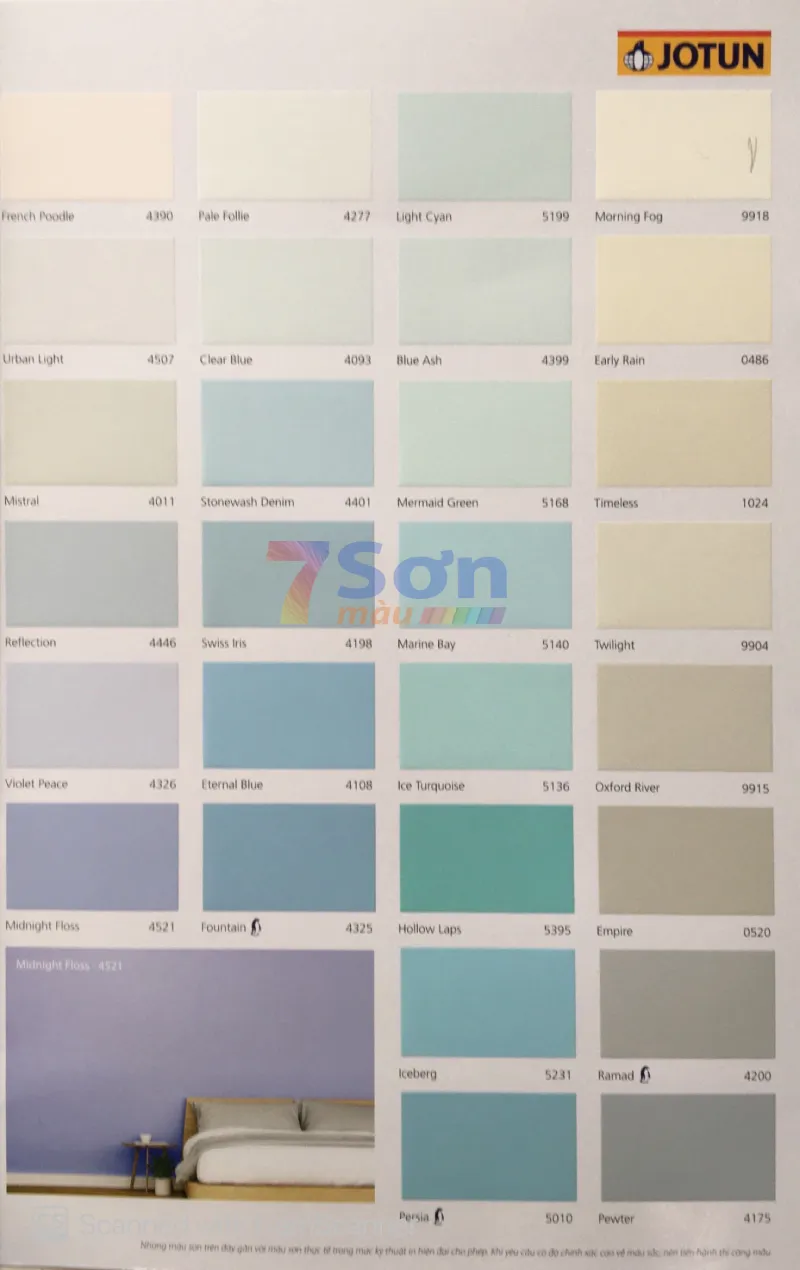 Bảng màu sơn Jotun Jotaplast trang 4