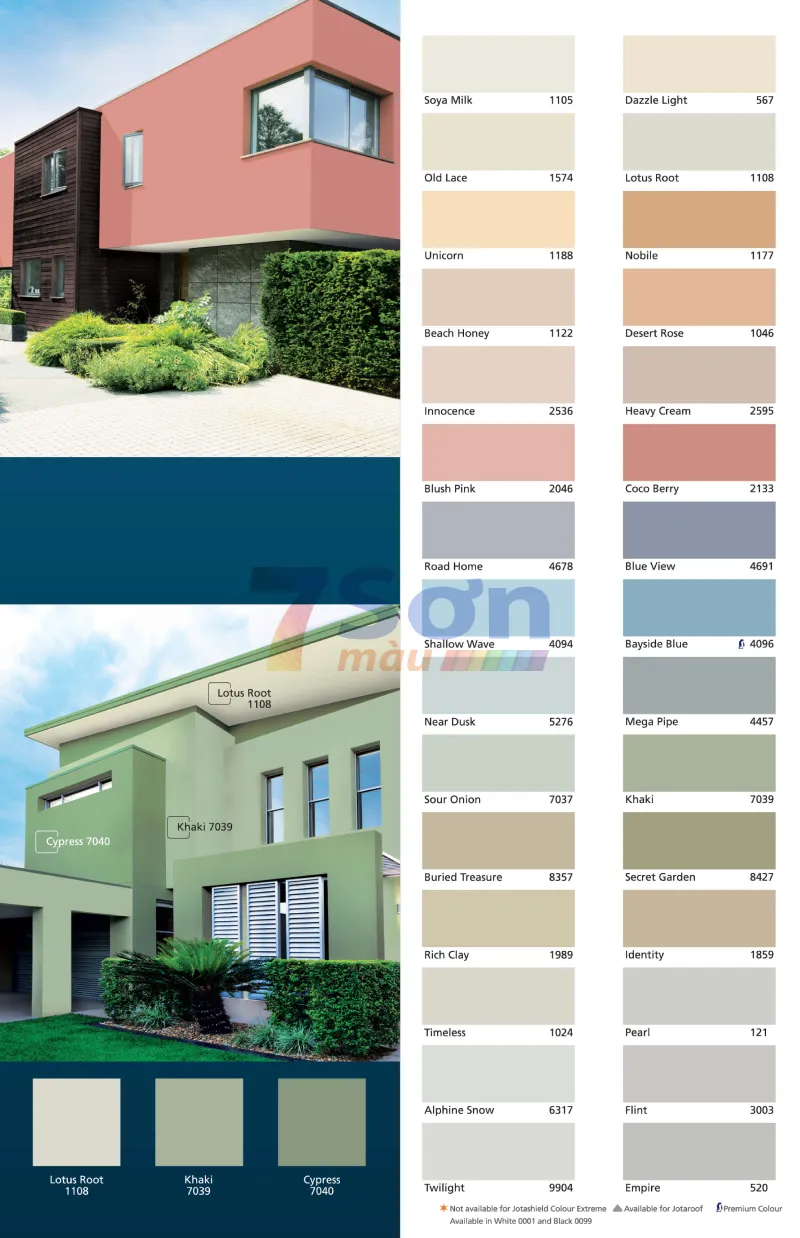 Bảng màu sơn Jotun Jotashield trang 2