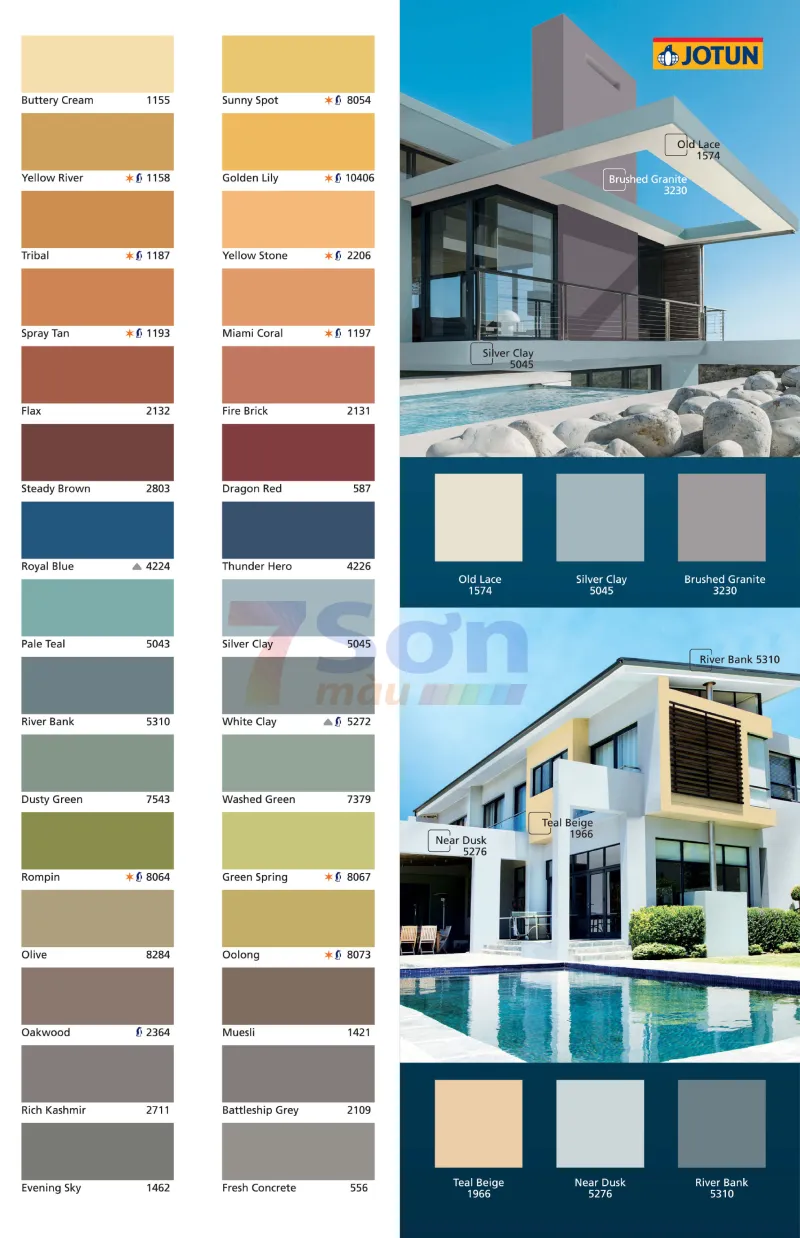 Bảng màu sơn Jotun Jotashield trang 4