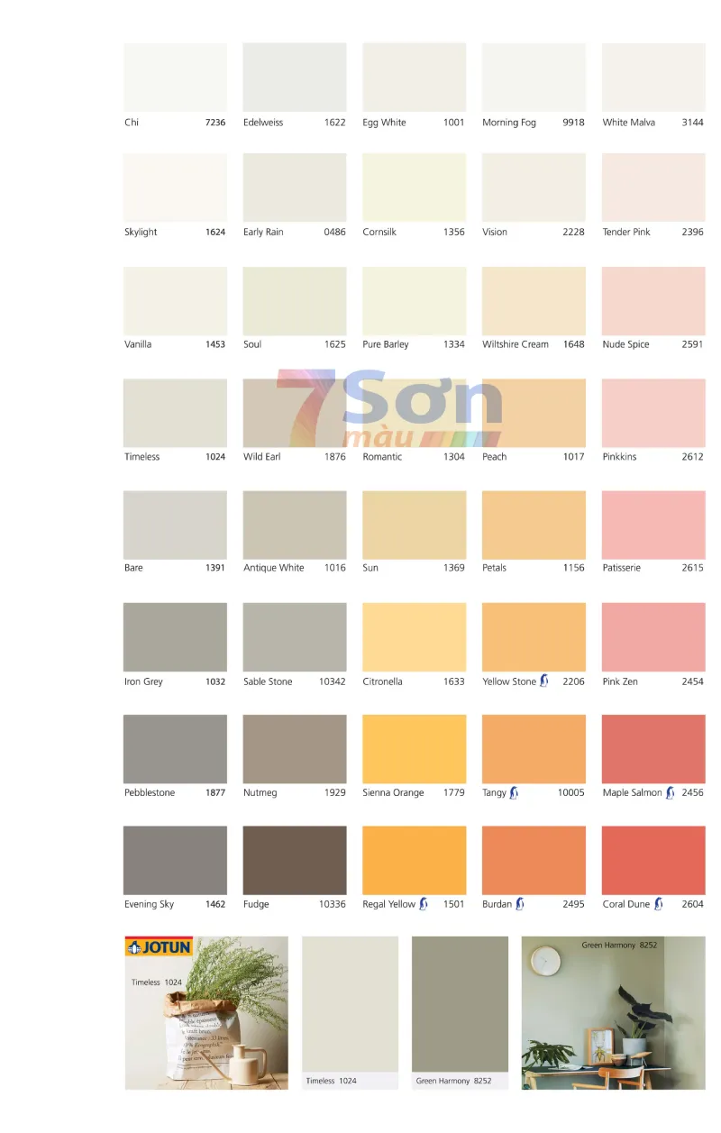 Bảng màu sơn Jotun Majestic trang 2