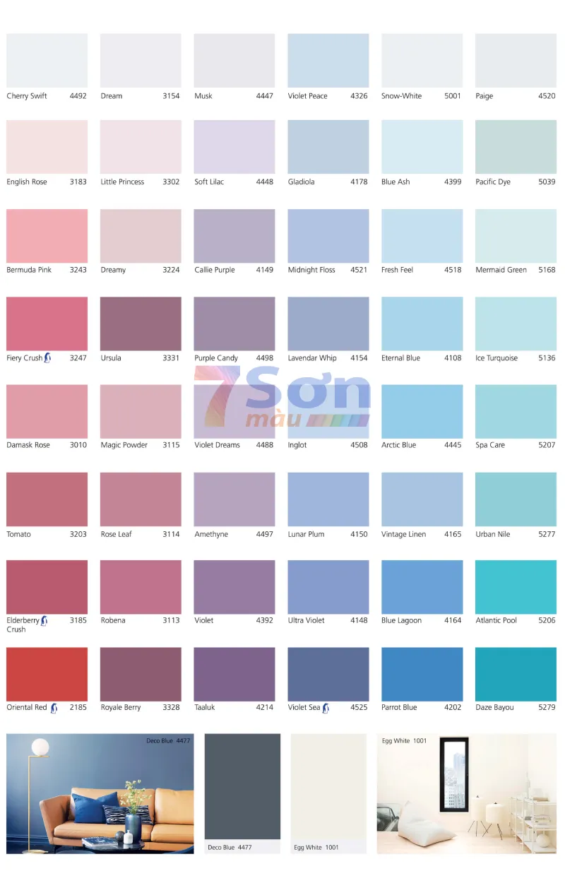 Bảng màu sơn Jotun Majestic trang 3
