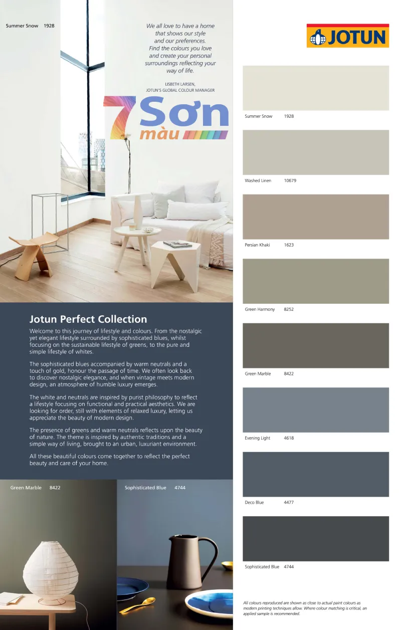 Bảng màu sơn Jotun Majestic trang 5
