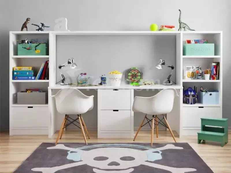 Bí quyết chọn mua mẫu bàn học đôi bằng gỗ tự nhiên