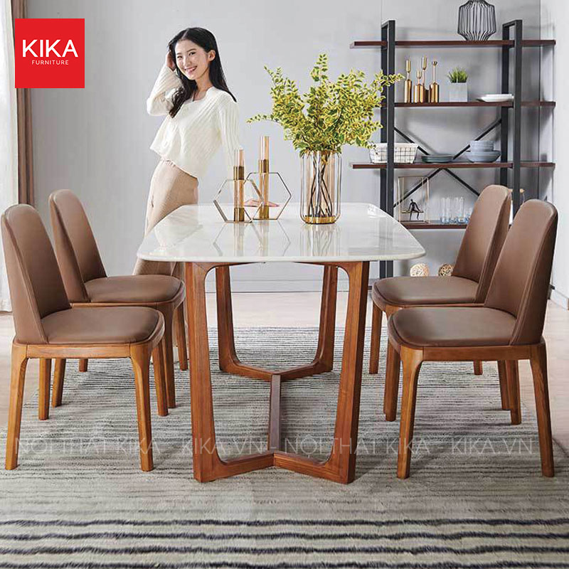 Bộ Bàn Ghế Ăn 4 Ghế Cao Cấp Cho Phòng Bếp Sang Trọng Và Hiện Đại