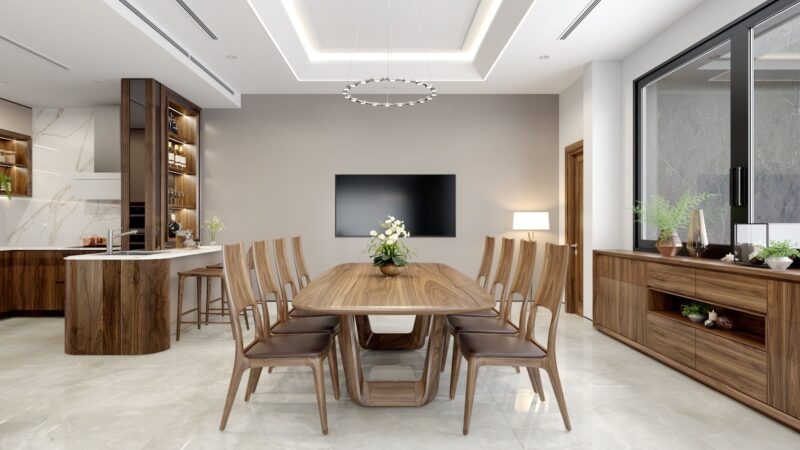 Bộ Bàn Ghế Gỗ Phòng Bếp: Hướng Dẫn Chọn Lựa Thiết Kế Bền Vững & Sang Trọng