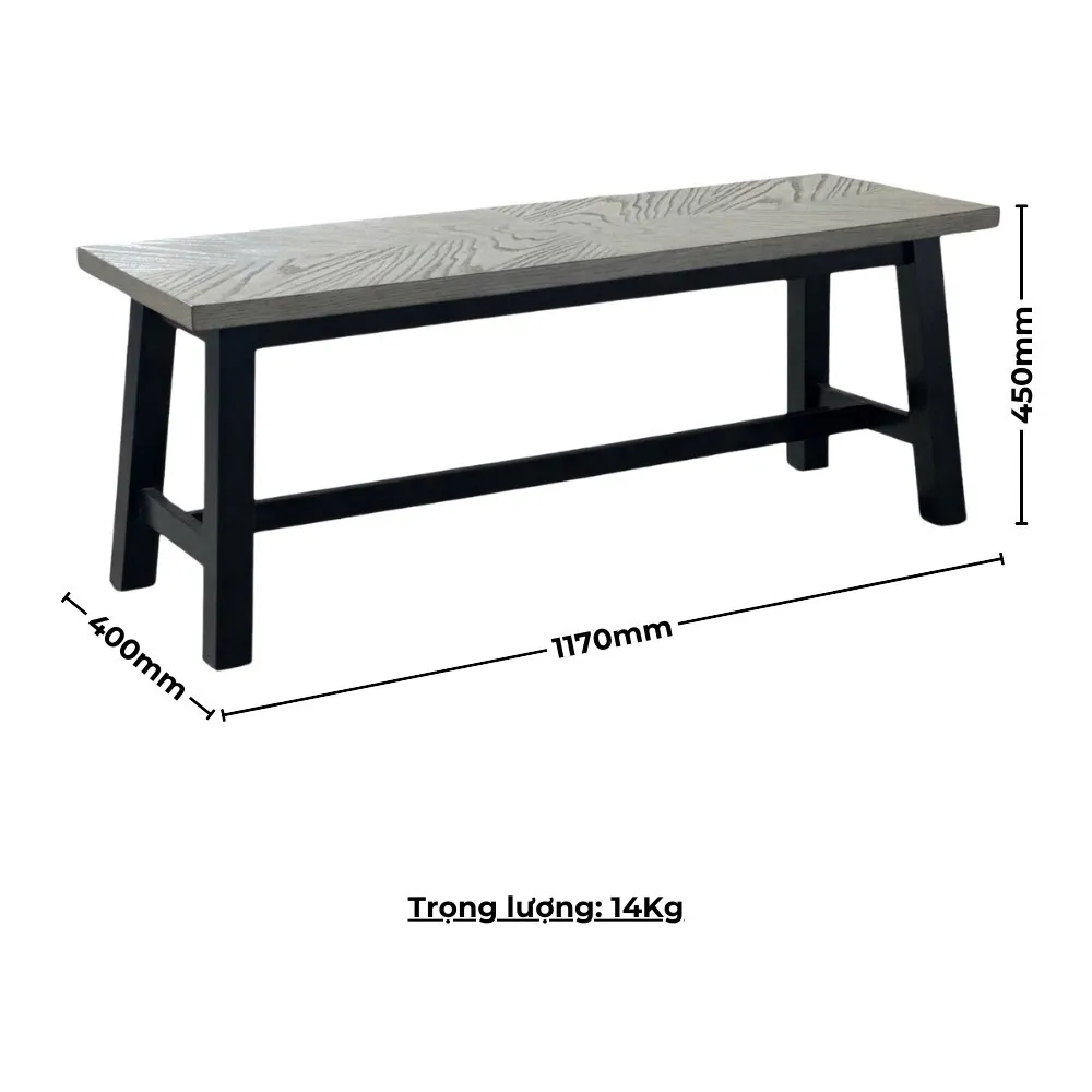 Bộ bàn ăn chữ nhật mặt phủ veneer gỗ Sồi ghép hoa BBN07