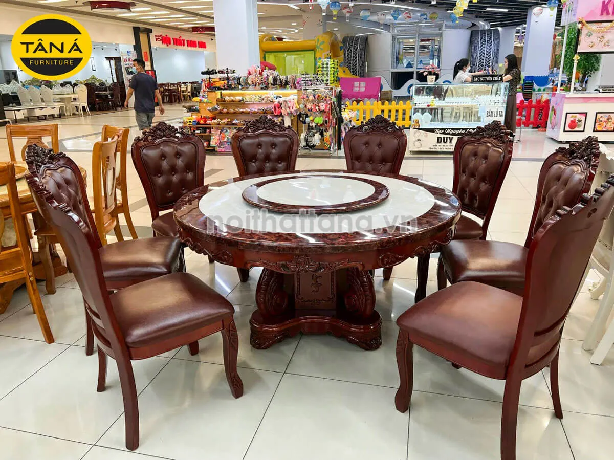 Bàn ăn Tân cổ điển nhập khẩu cao cấp