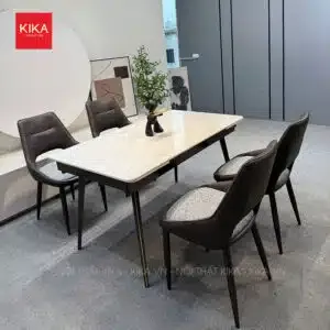 Bàn ăn thông minh mặt đá Ceramic mở rộng kích thước