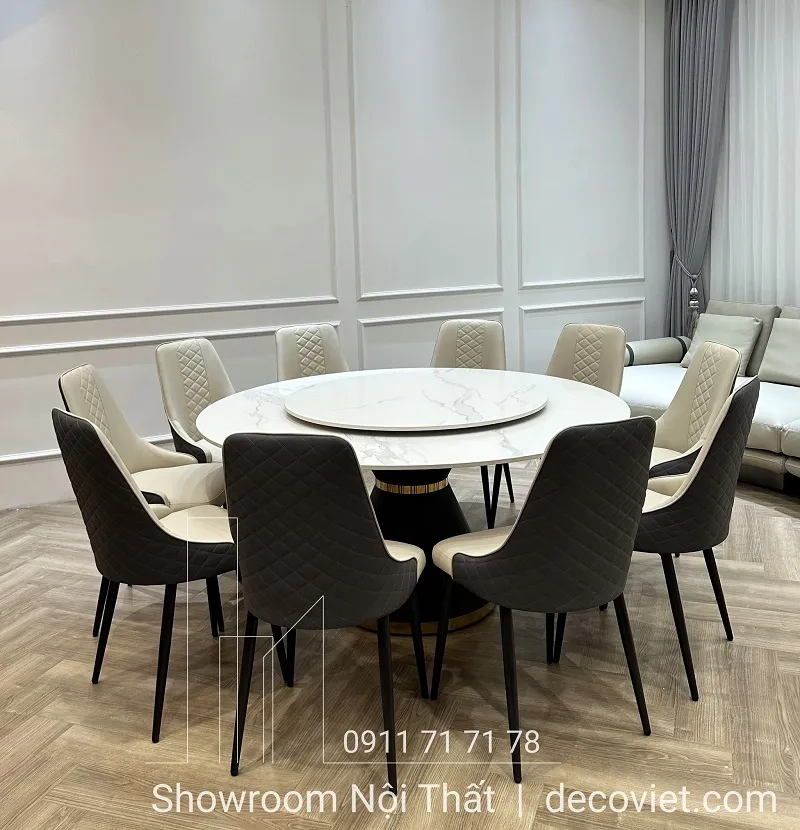 Mặt bàn tròn xoay với thiết kế mâm xoay bàn ăn tiện lợi