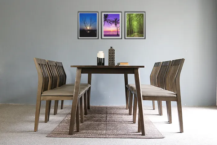 Bàn ăn gỗ tự nhiên BA704