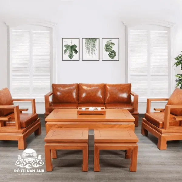 Chi tiết vân gỗ và màu sắc tự nhiên của gỗ Căm Xe