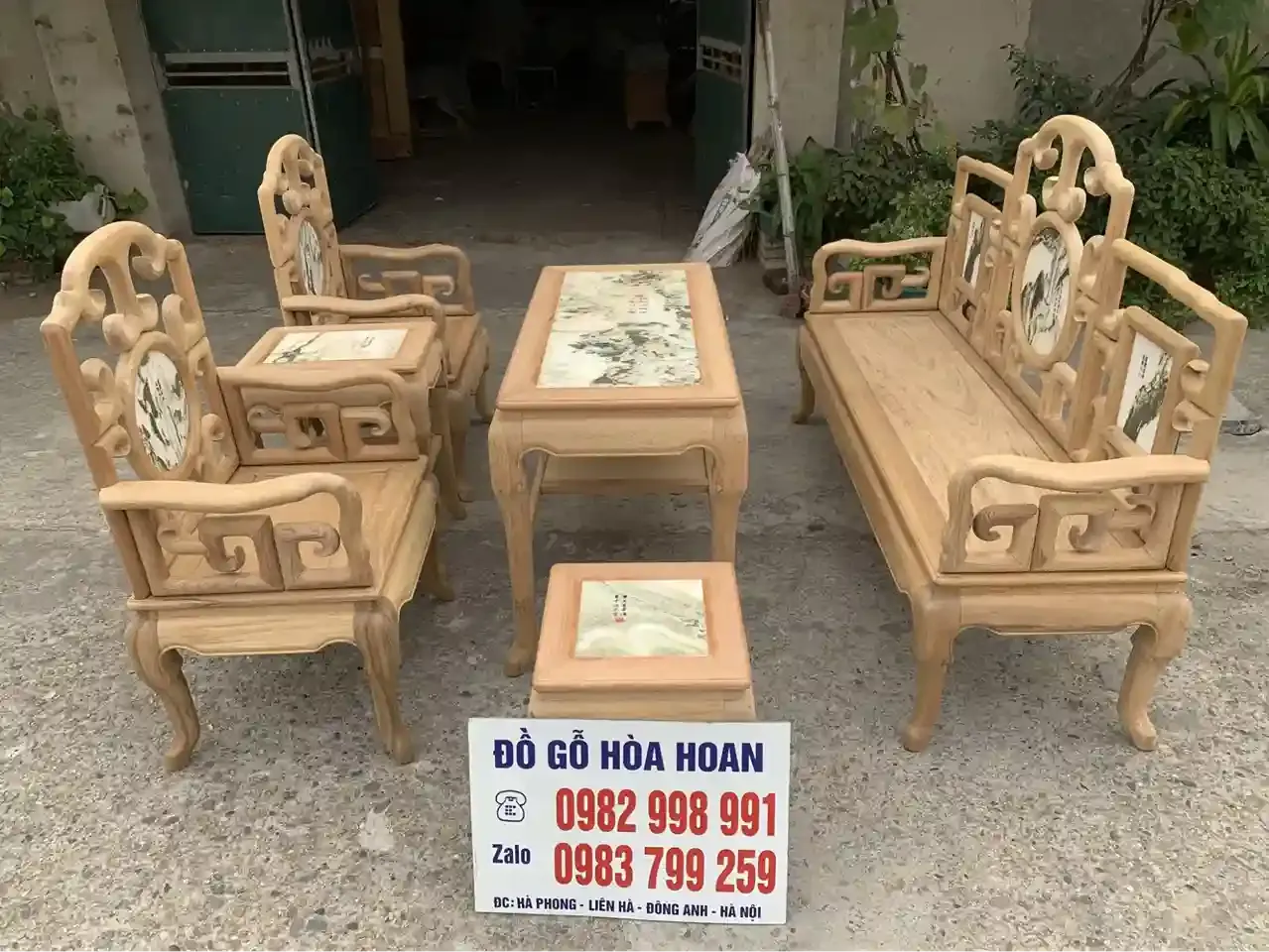 Bộ bàn ghế móc mỏ gỗ gụ bền bỉ với thời gian và mang đậm nét văn hóa Việt