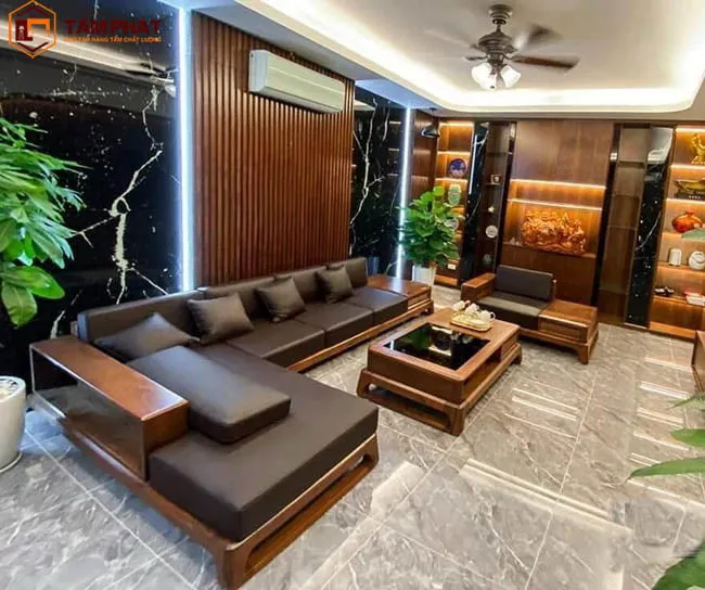Bộ bàn ghế sofa gỗ hiện đại đẹp