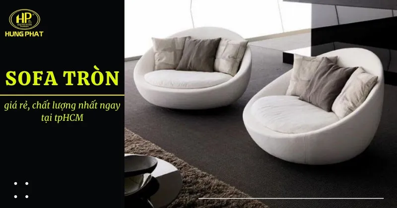 bộ bàn ghế sofa tròn giá rẻ