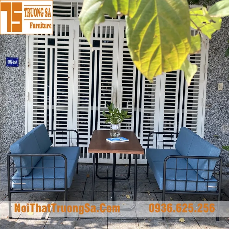 Bộ bàn ghế sofa khung sắt TS266