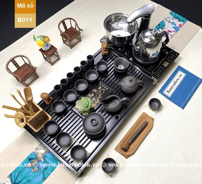 Bàn trà điện thông minh khay rời B011