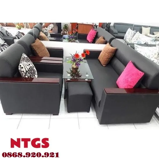 Bộ Sofa Mini Bọc Vải Khung Gỗ