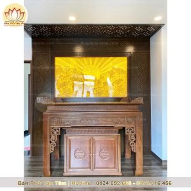 Bố trí đồ thờ cúng gia tiên đúng cách