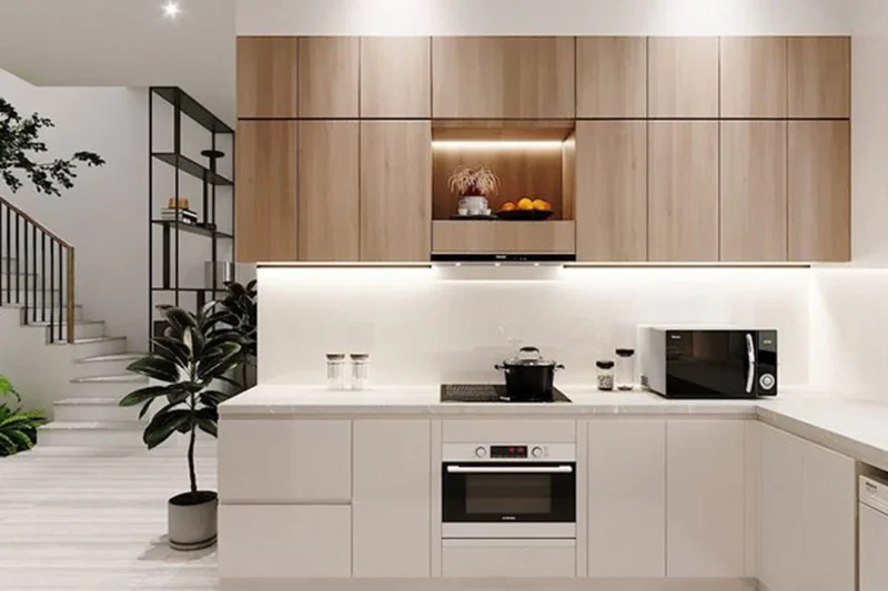 Bố trí hướng đặt bàn thờ Táo quân trên hệ tủ bếp hợp phong thủy