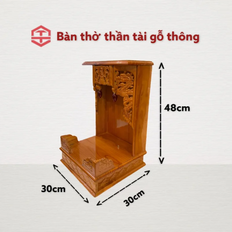 Bố trí kích thước bàn thờ thần tài đúng khoảng trống thờ cúng bố trí kích thước bàn thờ thần tài đúng khoảng trống thờ cúng