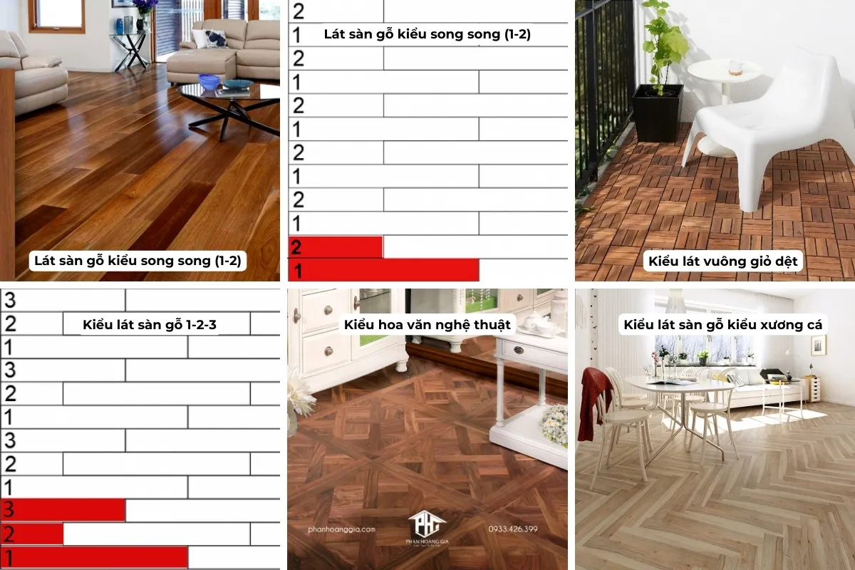 Kiểu lắp sàn gỗ xương cá mang lại vẻ đẹp đầy tính nghệ thuật cho không gian