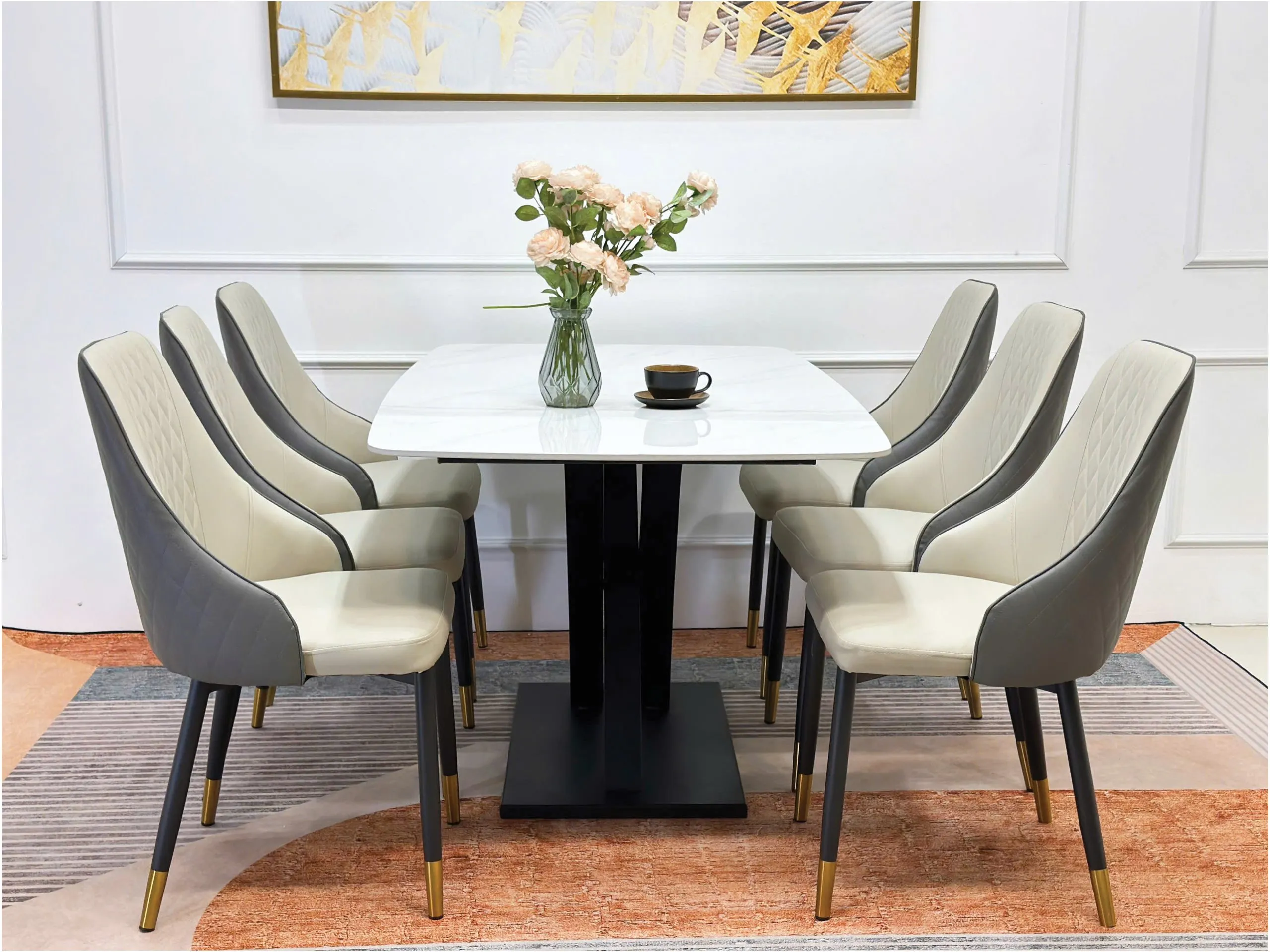 Tổng hợp các mẫu bàn ăn 6 ghế gỗ sồi đẹp và hiện đại