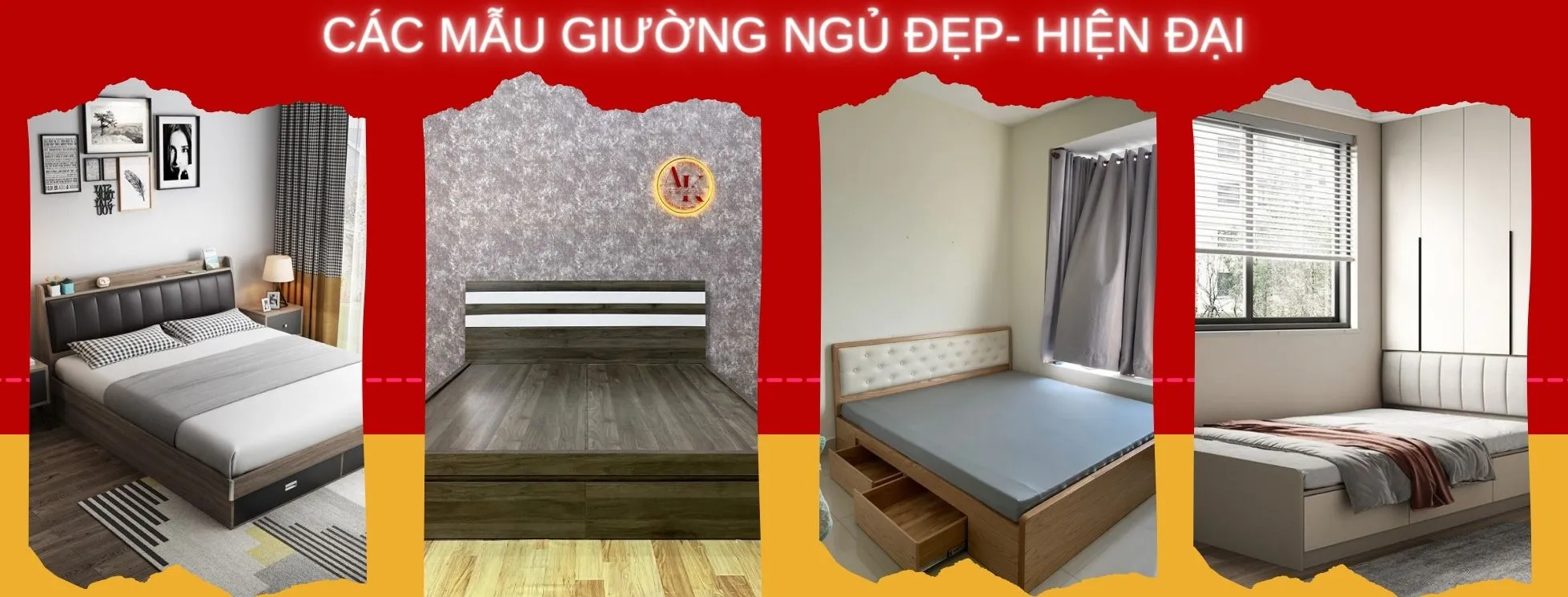 Bảng so sánh kết cấu giường gỗ tự nhiên và gỗ công nghiệp MDF, chi tiết mộng tenon-mortise