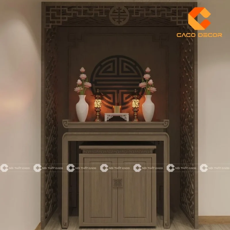 cách bố trí bàn thờ gia tiên - hình minh họa 4 cách bố trí bàn thờ gia tiên - hình minh họa 4