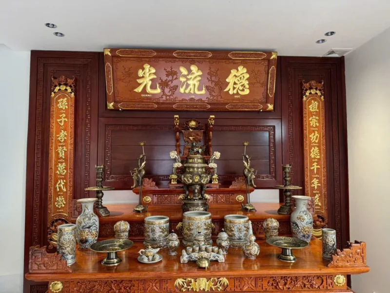 Cách bố trí di ảnh và bát hương theo từng cấp bậc chuẩn nếp Cách bố trí di ảnh và bát hương theo từng cấp bậc chuẩn nếp