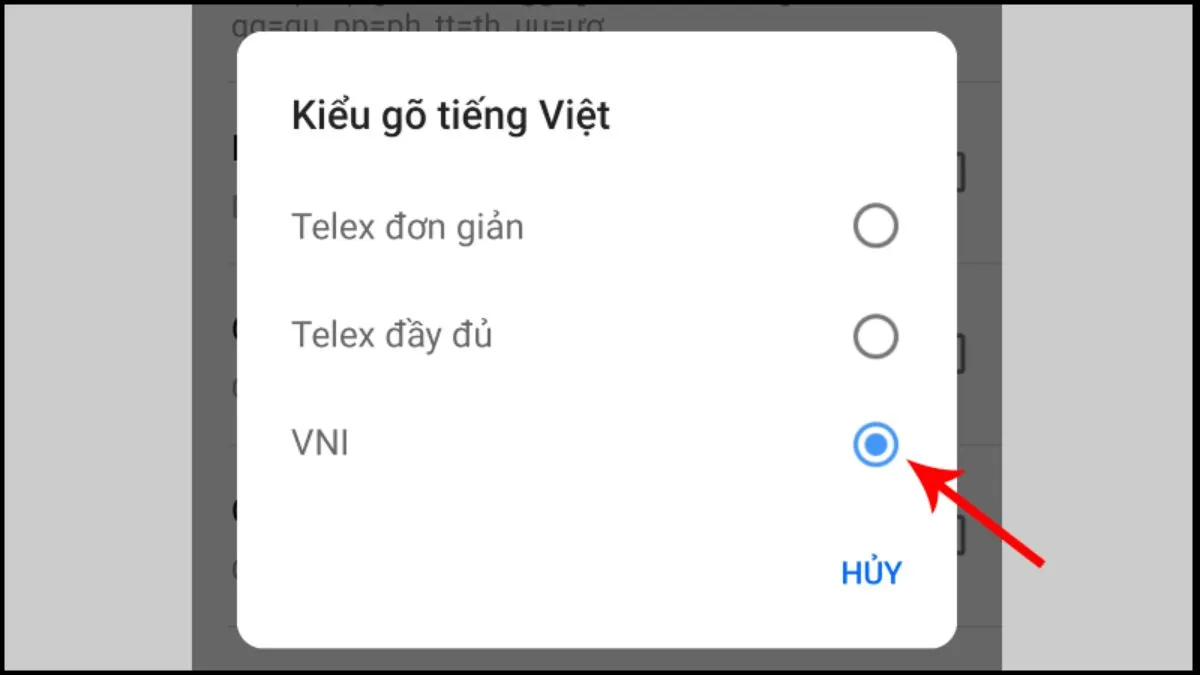 Hoàn tất thiết lập kiểu gõ VNI trên Laban Key