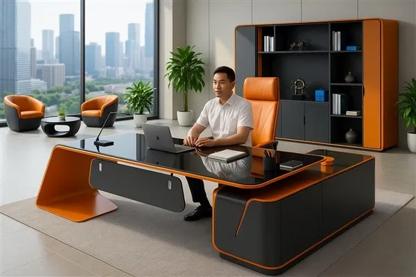 Cách Phối Bàn Giám Đốc Với Tủ Hồ Sơ Tạo Không Gian Chuyên Nghiệp