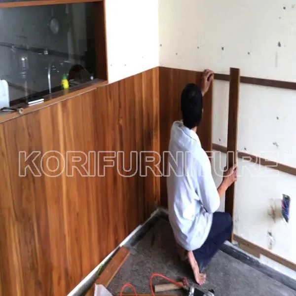 Quy trình thi công ốp gỗ