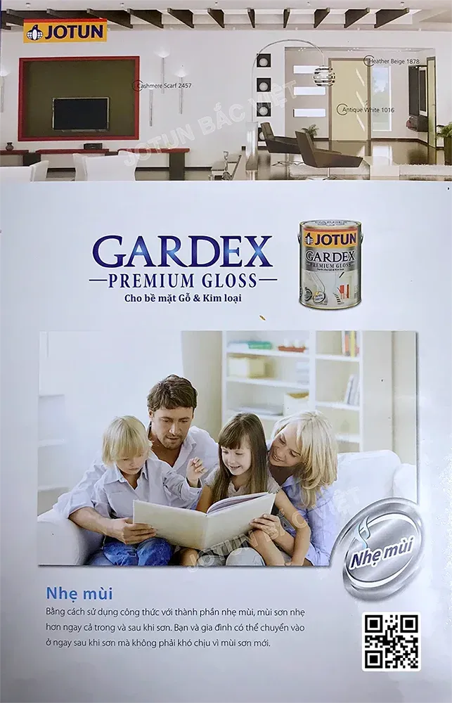 Bảng màu sơn cửa gỗ Jotun tông màu trung tính và trầm