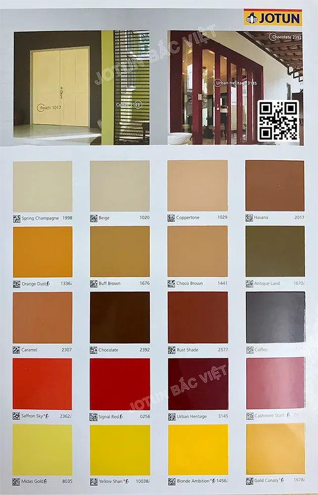 Cung cấp các lựa chọn màu sơn gỗ hiện đại từ Jotun