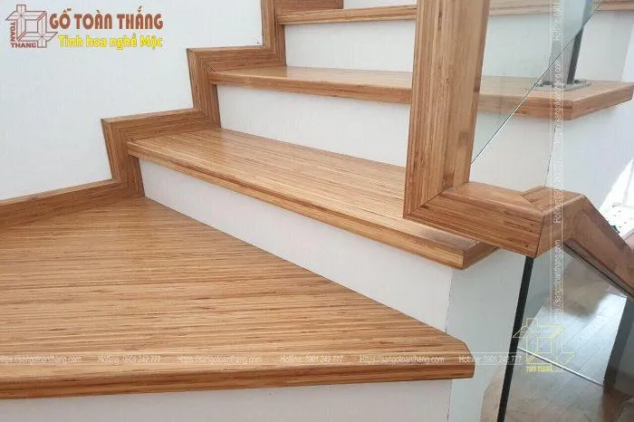 Mặt bậc cầu thang Tre ép khối