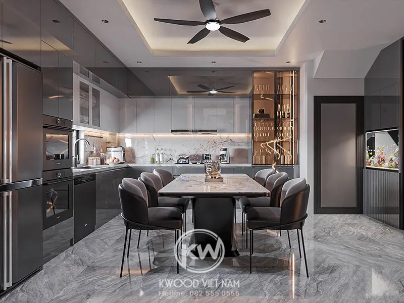 Sơ đồ kích thước bàn ghế ăn tiêu chuẩn cho người Việt