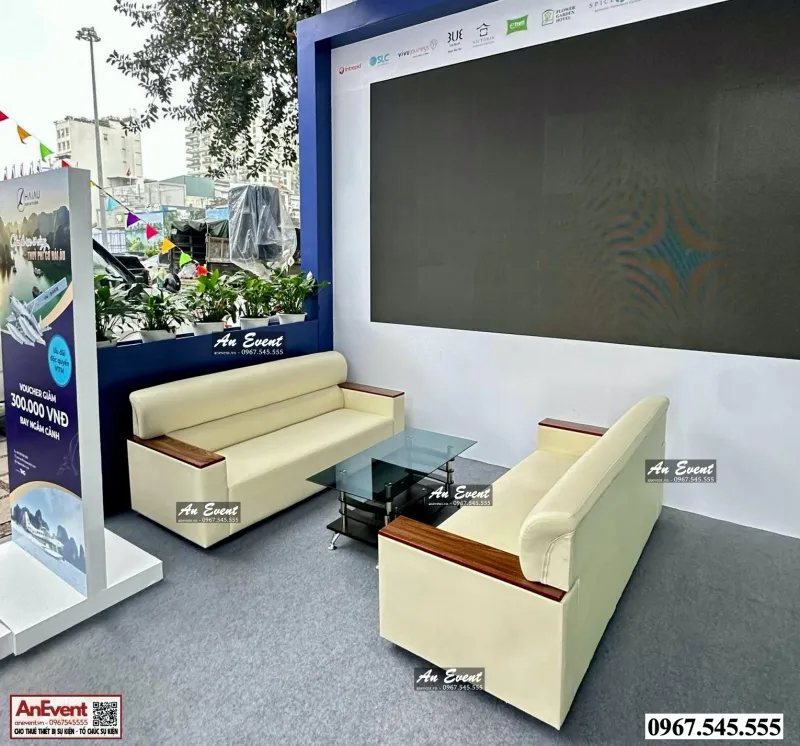 Cho thuê sofa da đôi