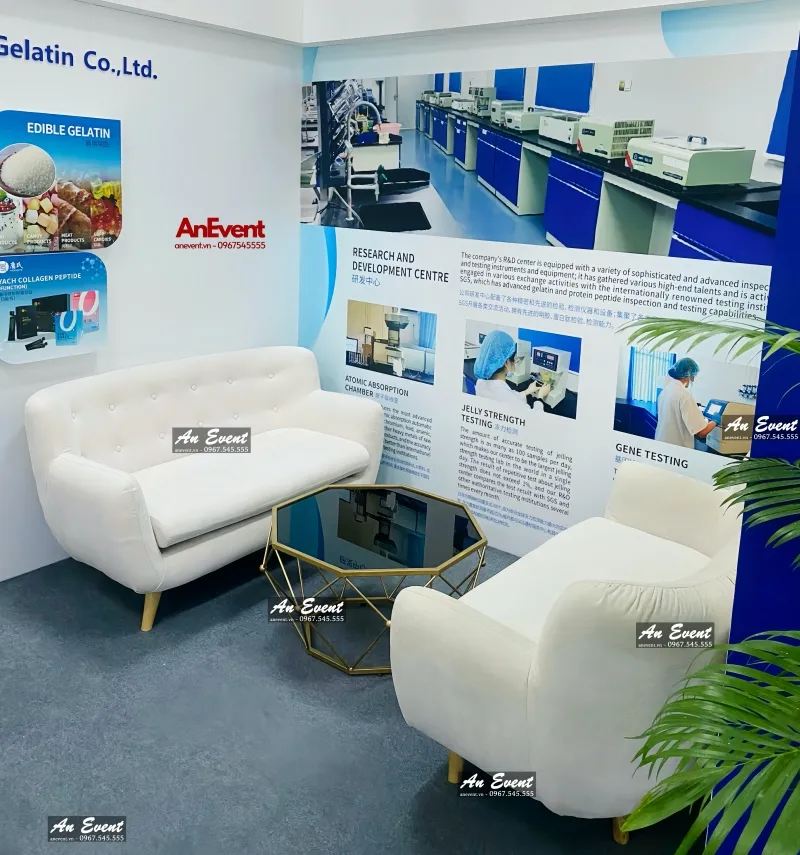 Cho thuê sofa đôi tổ chức triển lãm