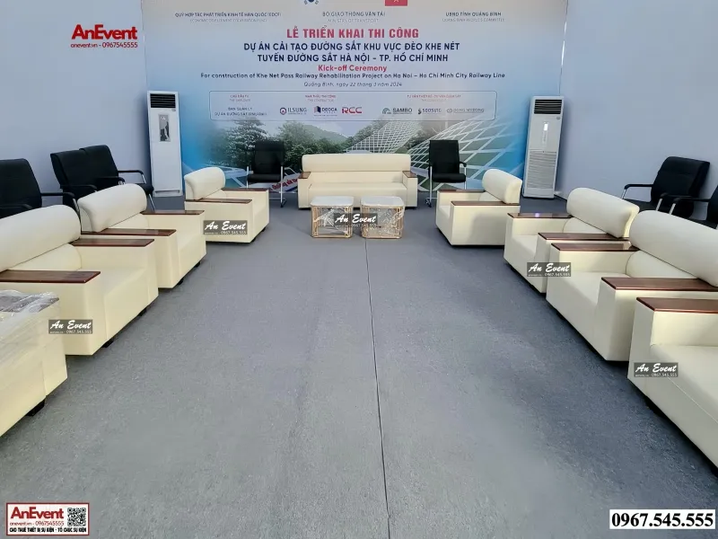 Cho thuê sofa phòng VIP