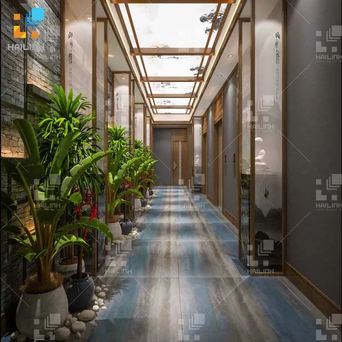 Gạch lát nền kích thước phù hợp diện tích