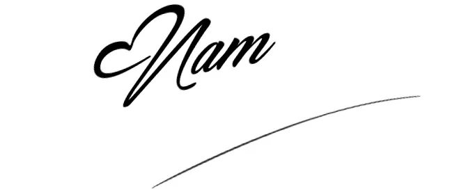 Chữ ký tên nam sáng tạo, phá cách