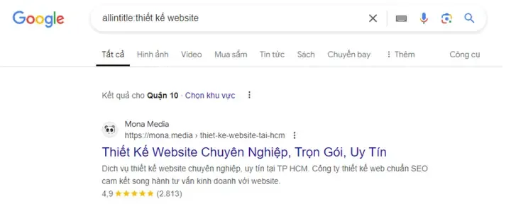 Ví Dụ Nhập Câu Lệnh  Phân Tích Từ Khóa